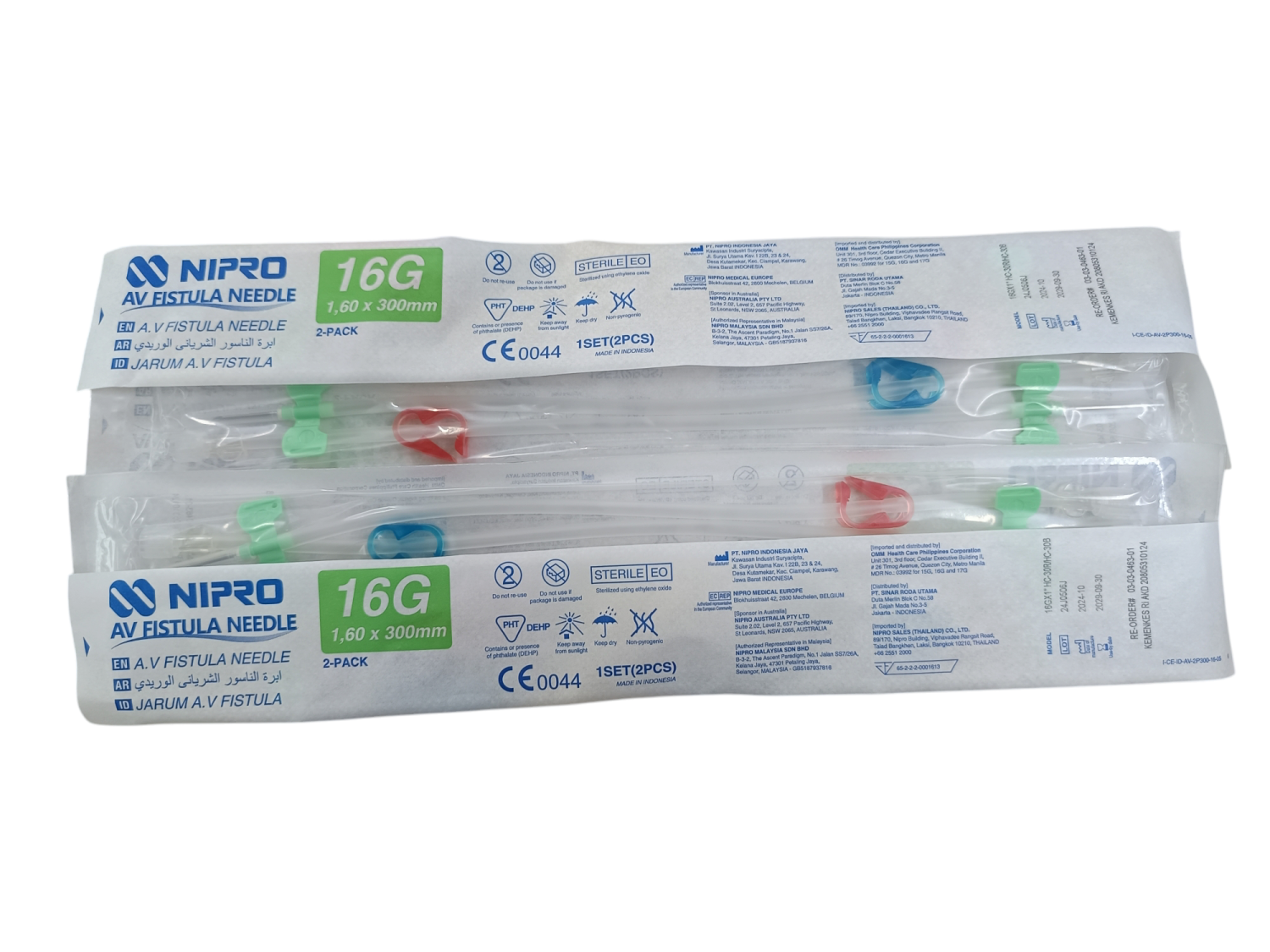 AV FISTULA NEEDLE 16G (NIPRO)