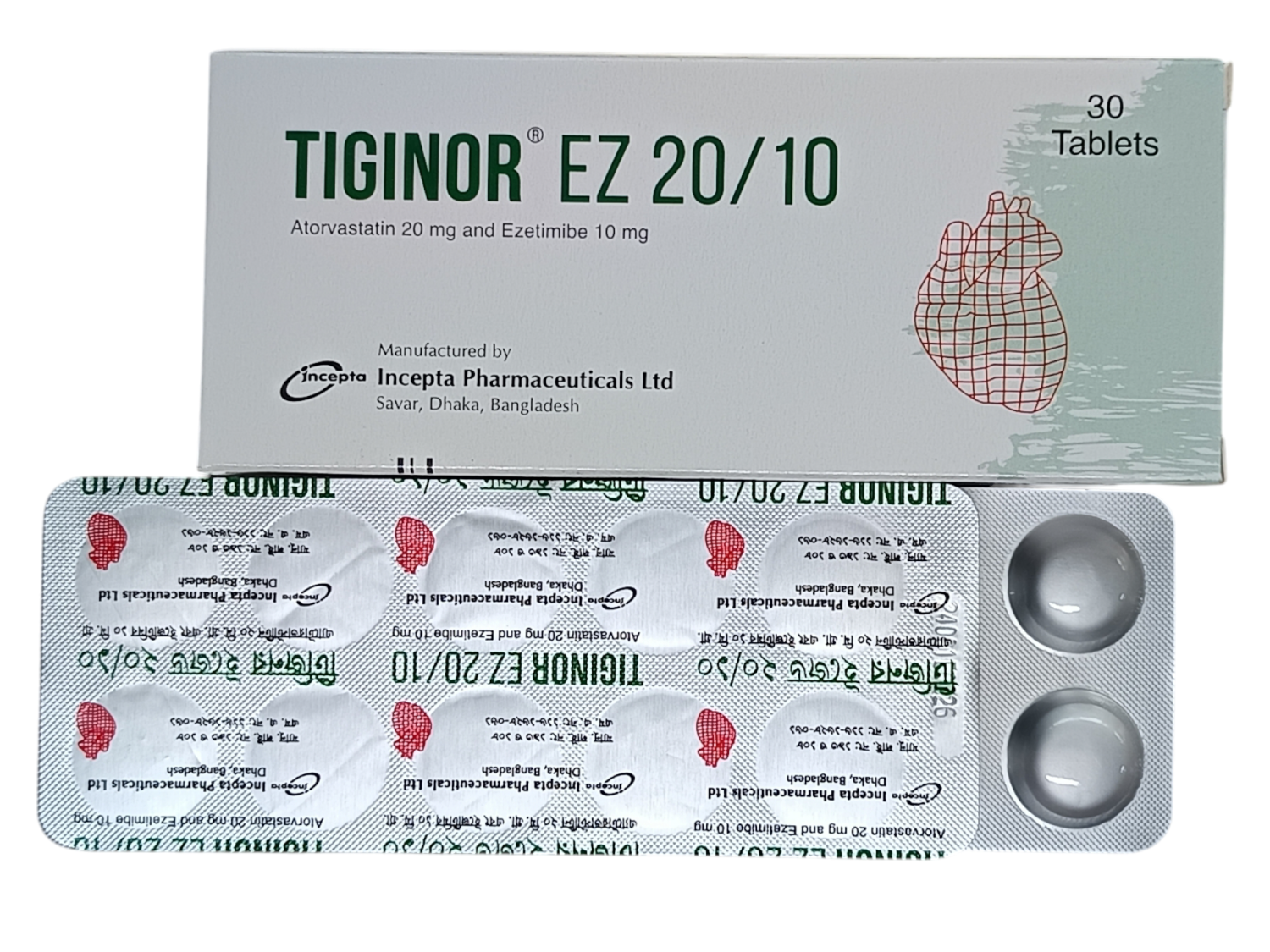 TAB : TIGINOR EZ 20/10MG