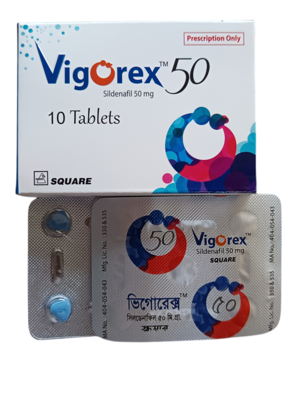 TAB: VIGOREX 50MG