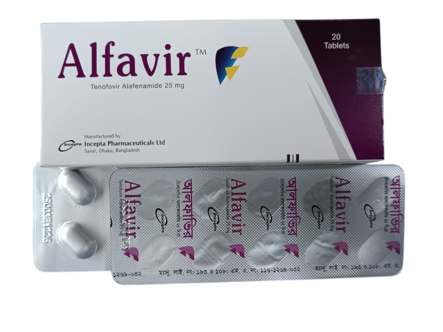 TAB: ALFAVIR 25MG