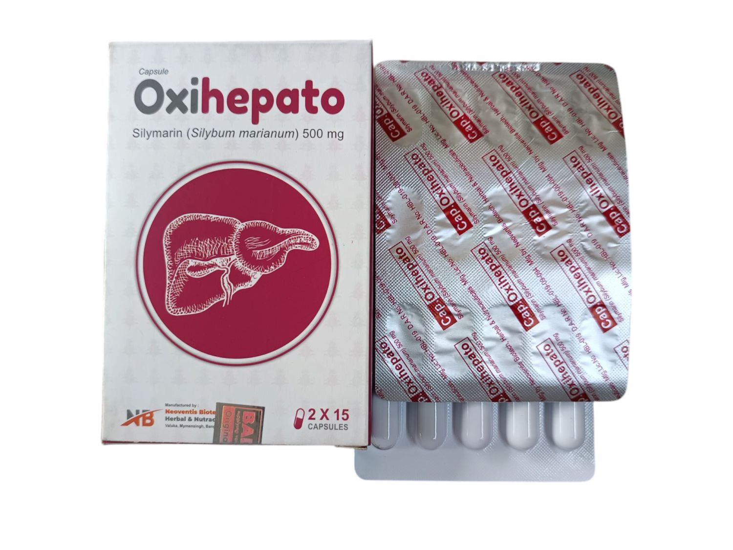 CAP: OXIHEPATO 500MG