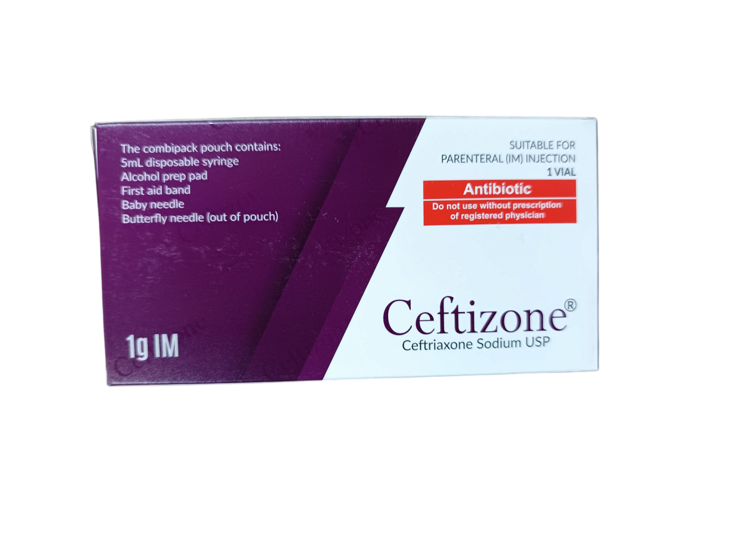 INJECTION : CEFTIZONE 1GM IM