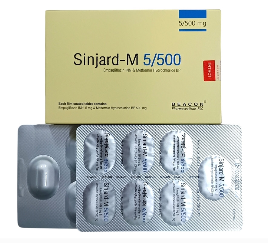 TAB : SINJARD M 5/500 MG