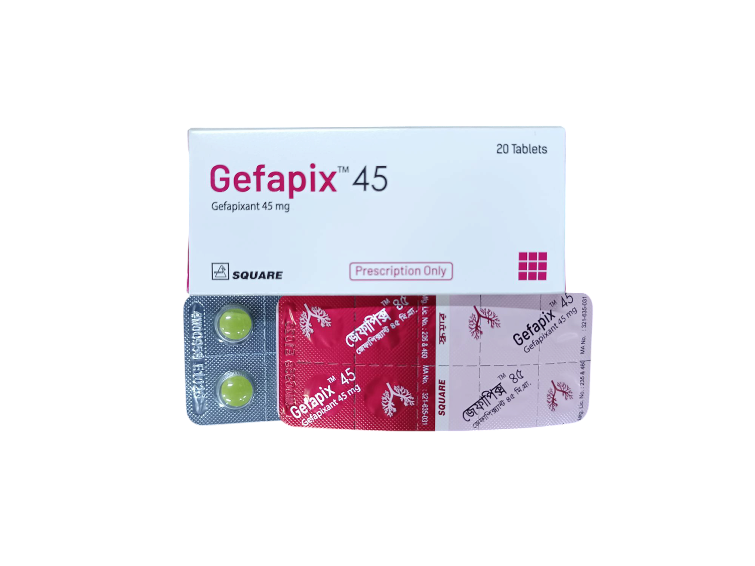 TAB: GEFAPIX 45MG