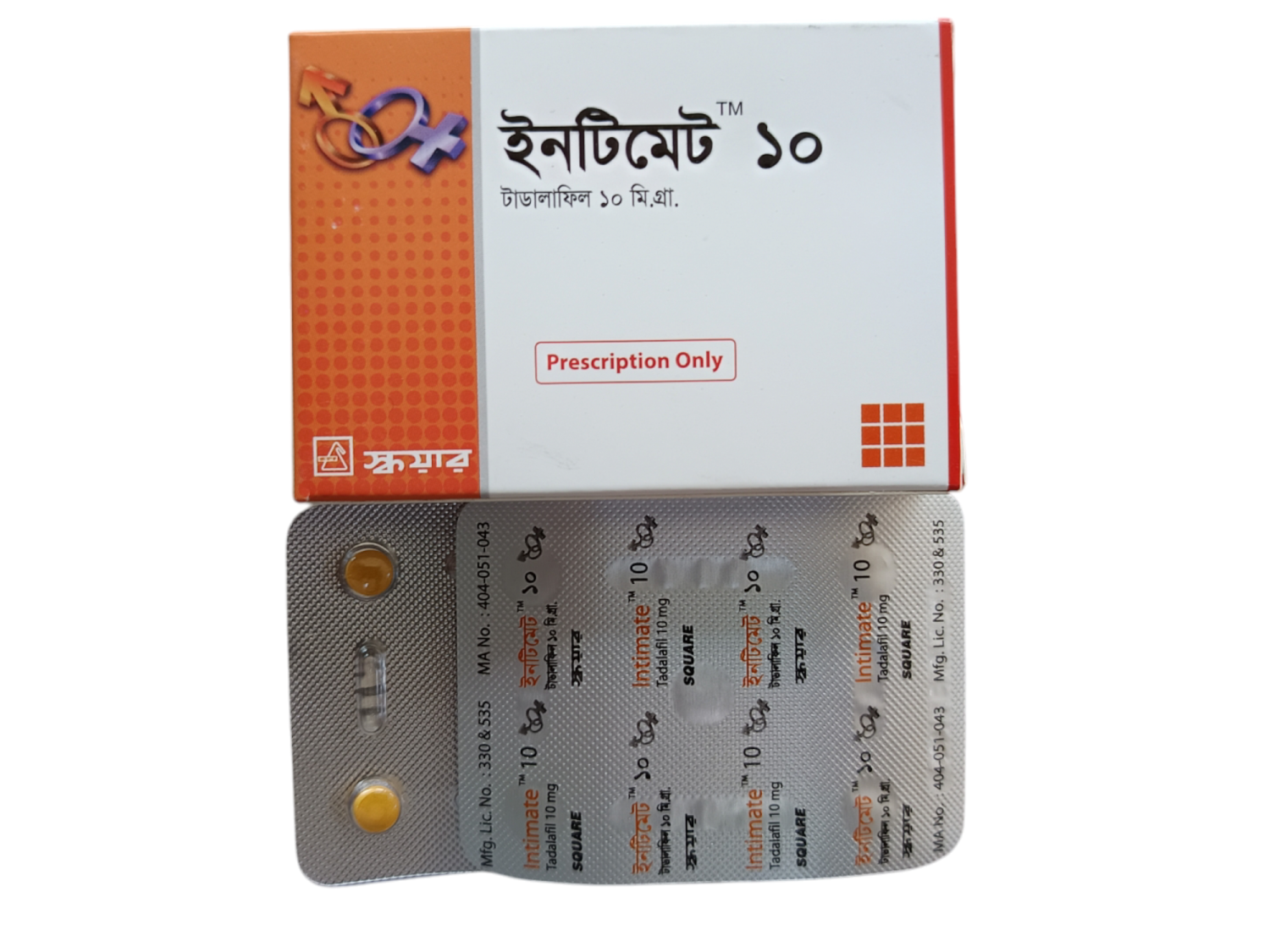 TAB: INTIMATE 10MG