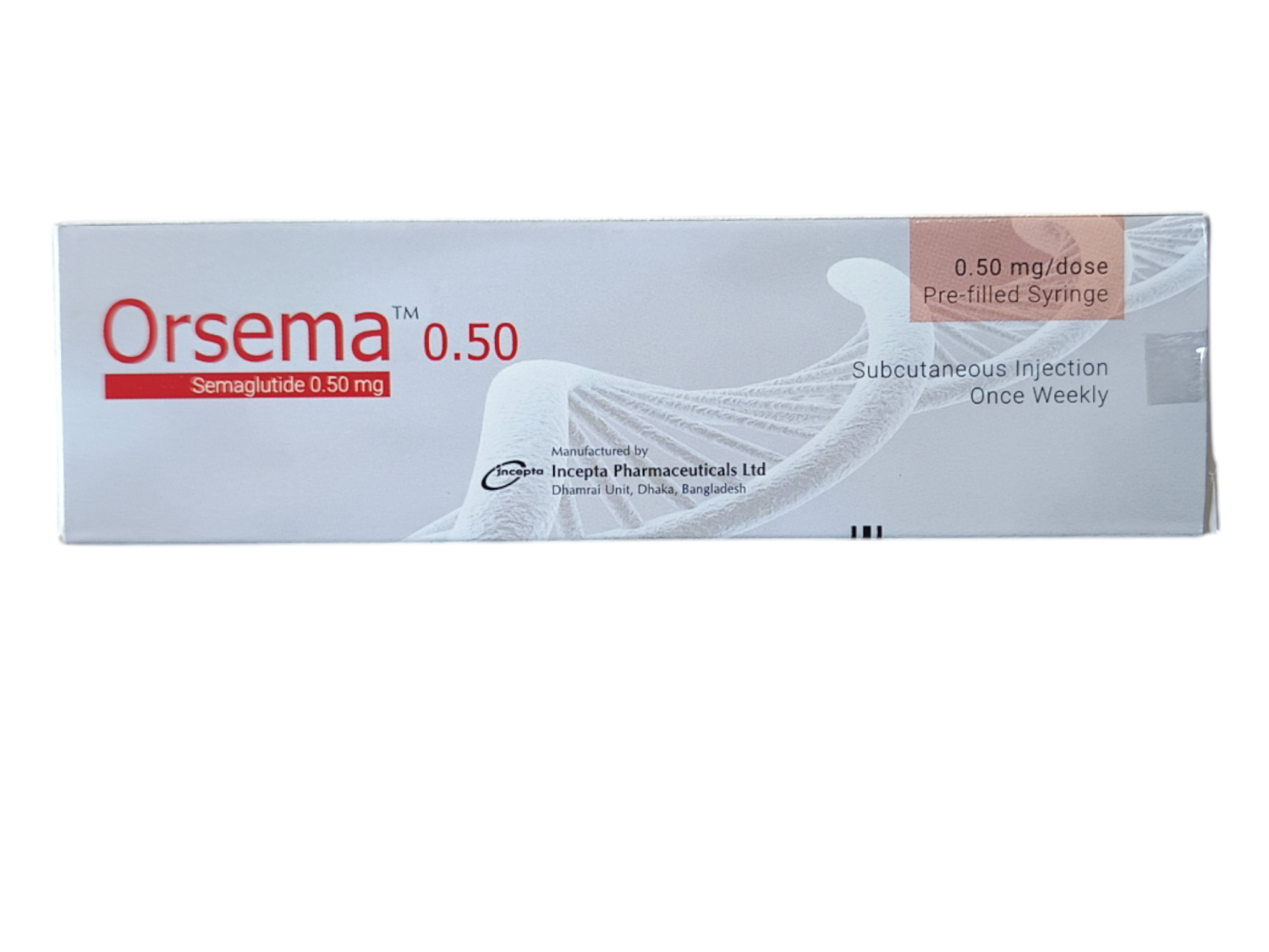 INJECTION : ORSEMA 0.50MG