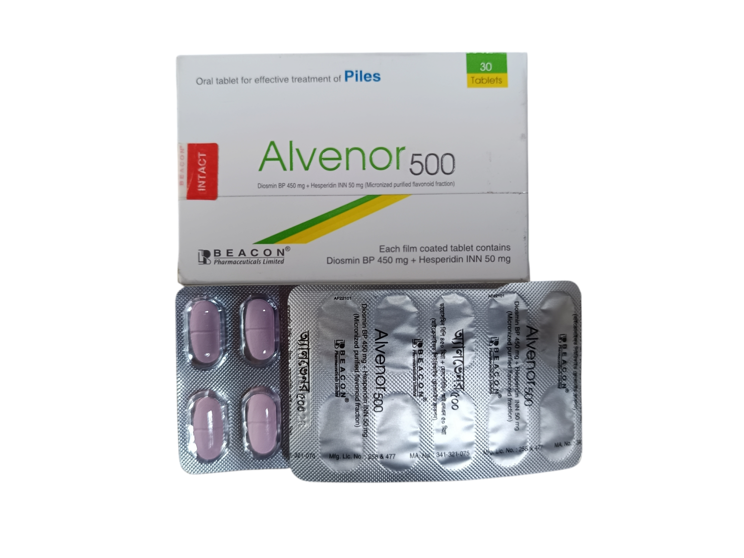 TAB: ALVENOR 500MG