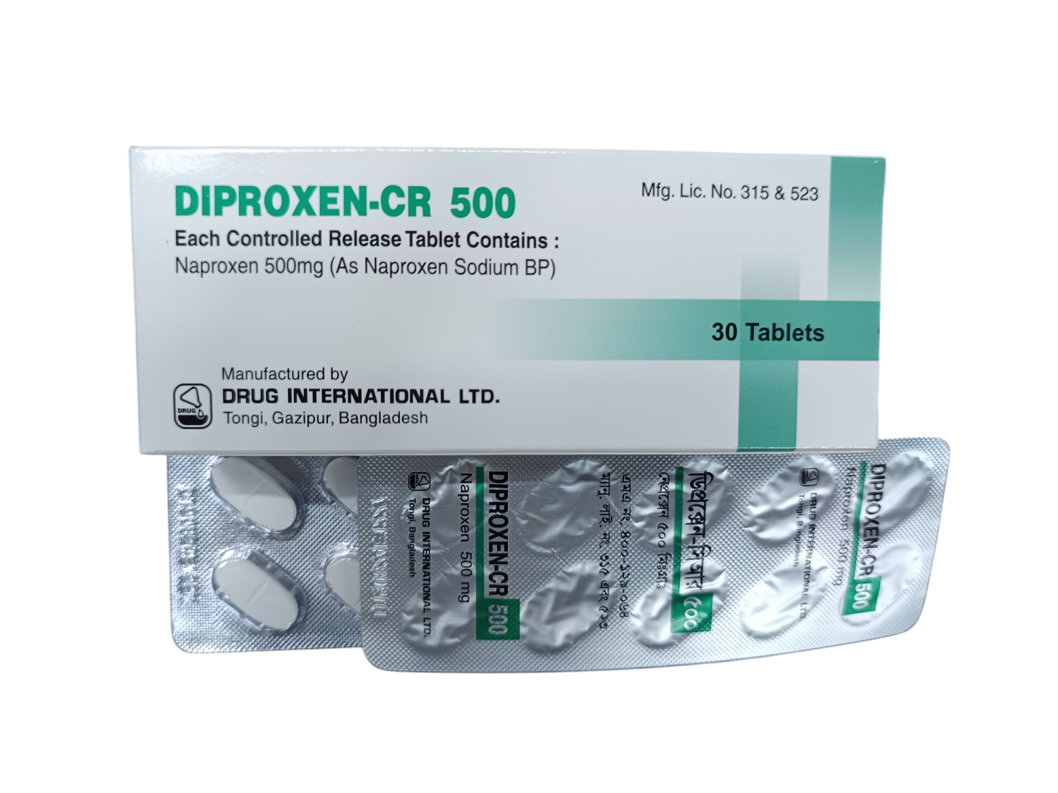 TAB: DIPROXEN CR 500MG