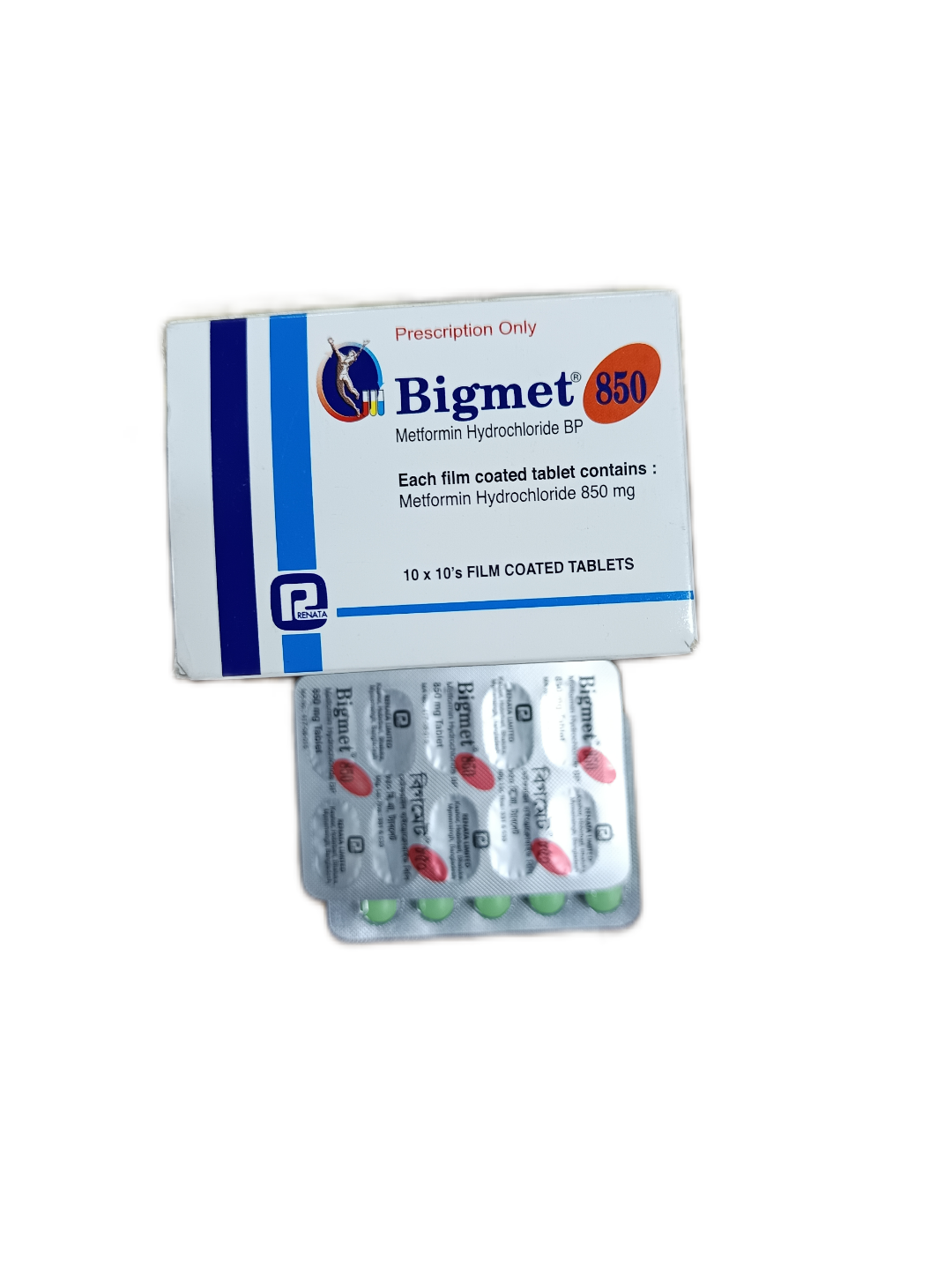 TAB: BIGMET 850MG
