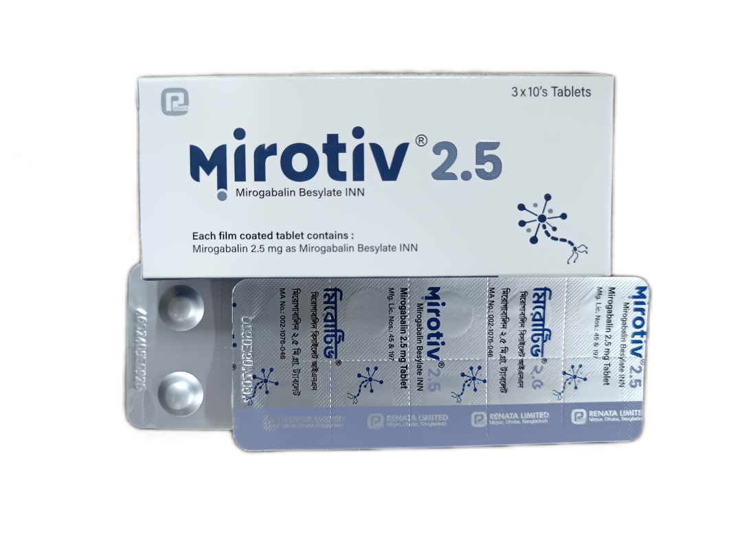 TAB: MIROTIV 2.5MG