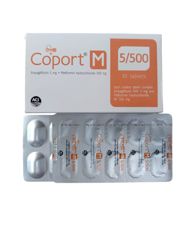 TAB: COPORT M 5/500MG