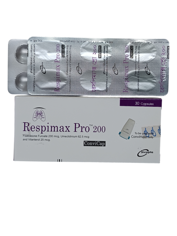 CAP : RESPIMAX PRO 200MG