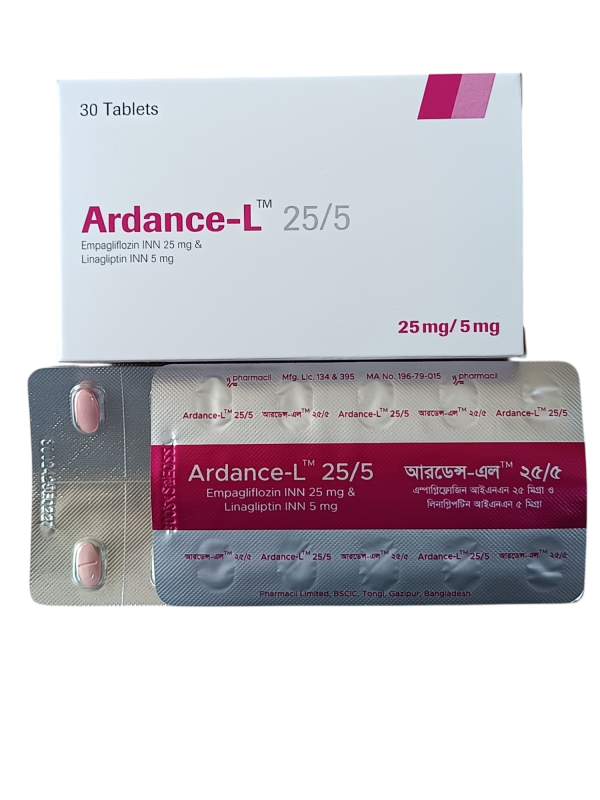 TAB : ARDANCE-L 25/5MG
