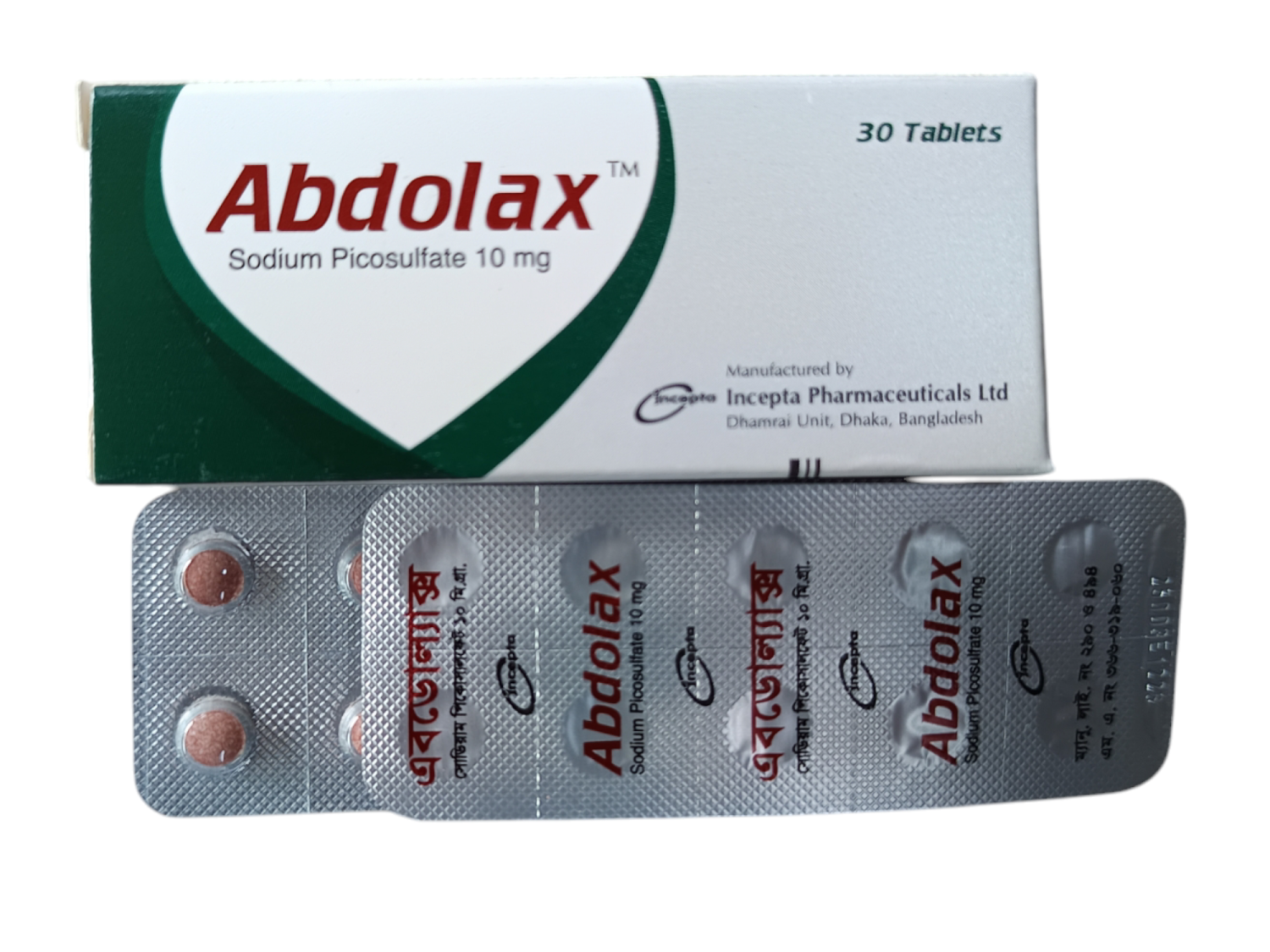 TAB: ABDOLAX 10MG