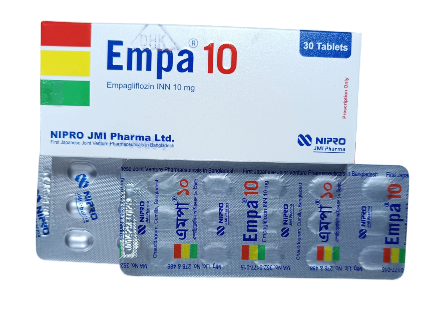 TAB: EMPA 10MG