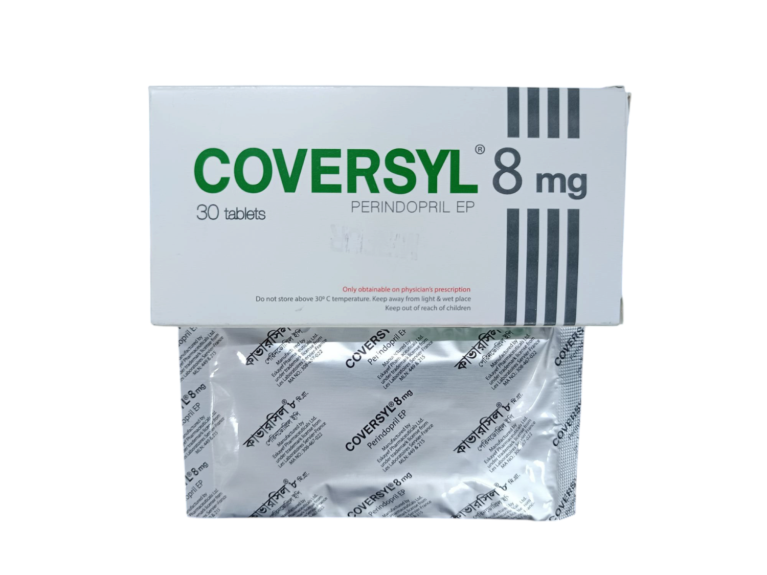 TAB: COVERSYL 8MG