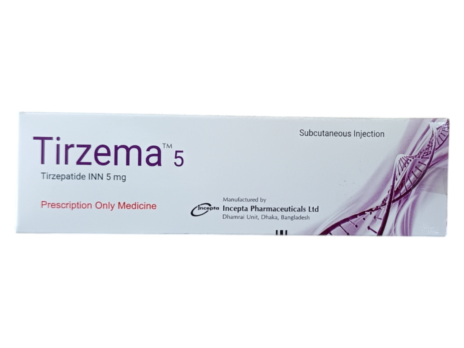 INJECTION: TIRZEMA 5MG
