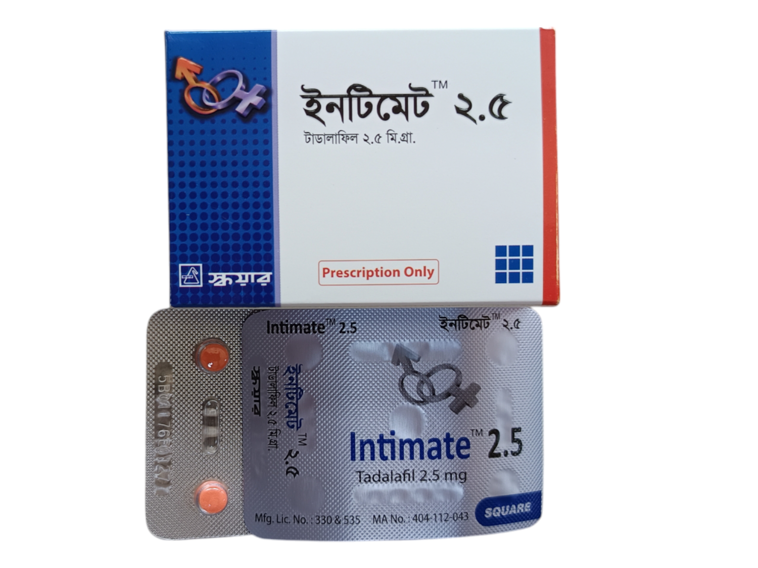 TAB: INTIMATE 2.5MG