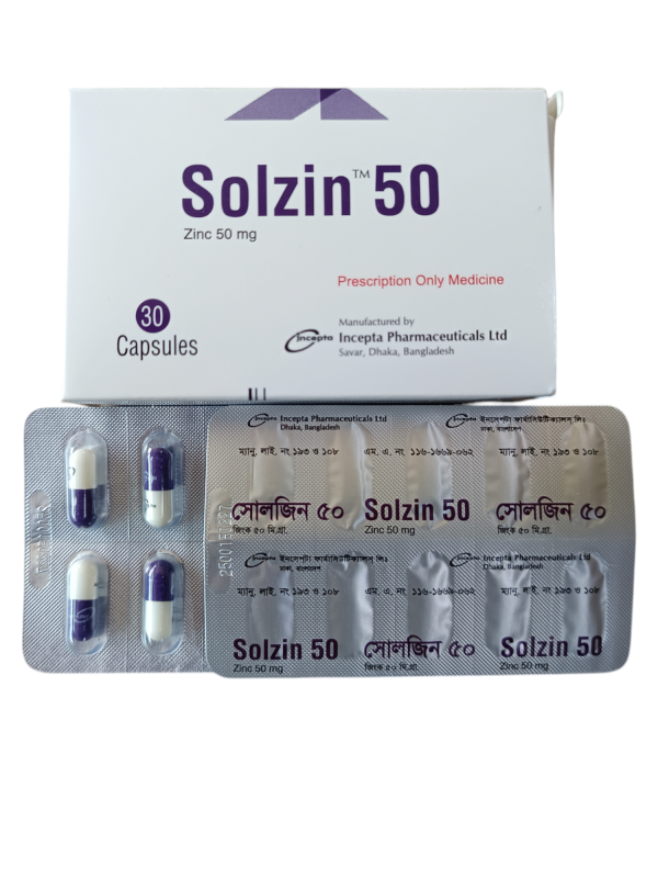 CAP: SOLZIN 50MG
