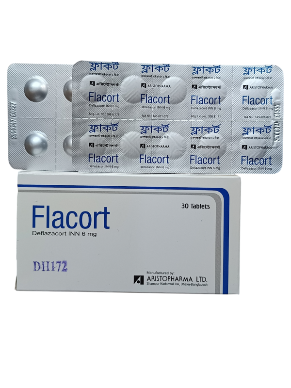 TAB : FLACORT 6MG