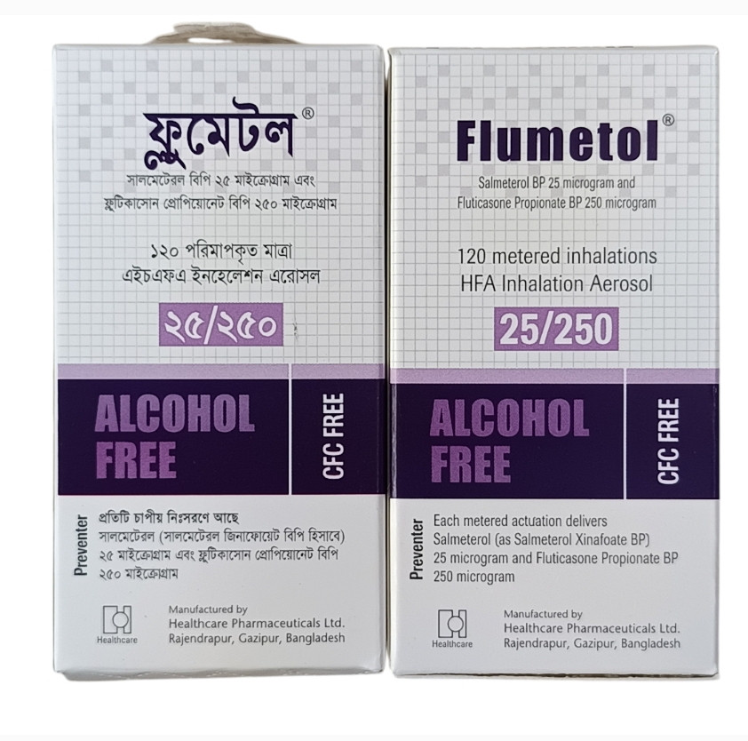 INHALER : FLUMETOL 25/250 CFC FREE