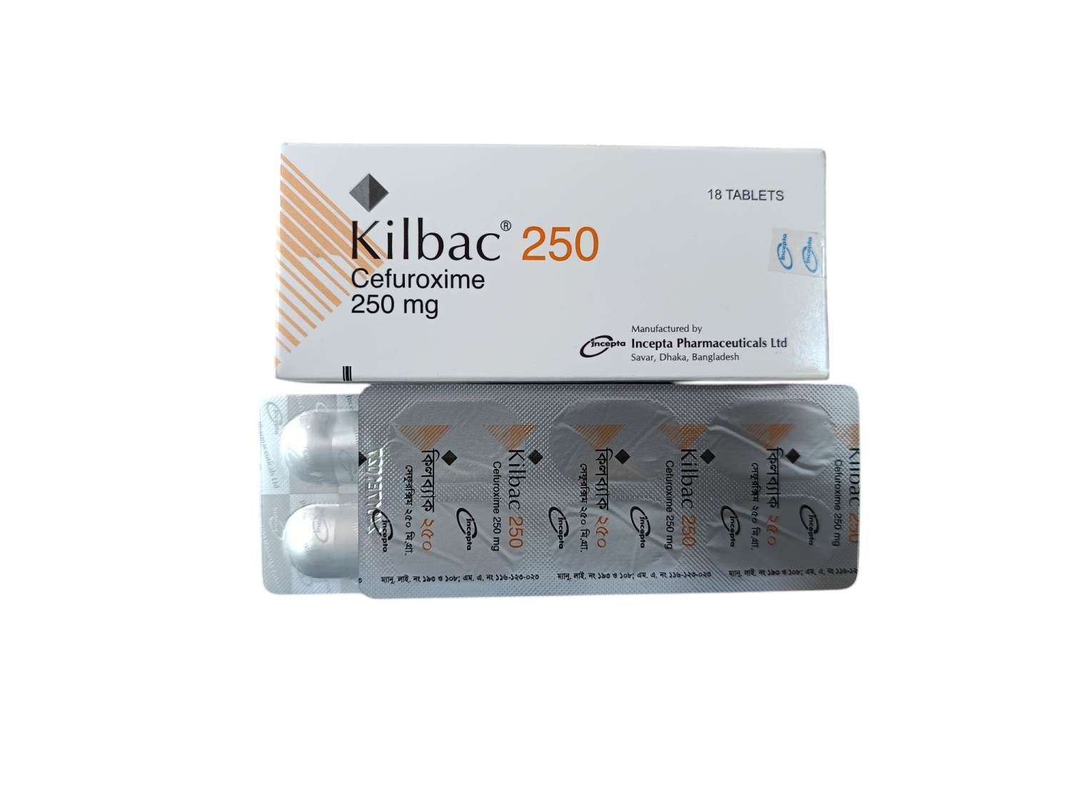 TAB: KILBAC 250MG