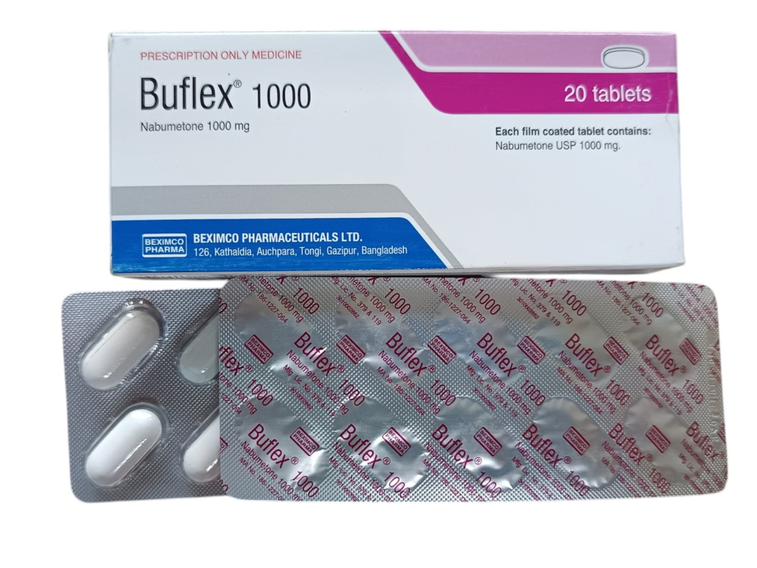 TAB: BUFLEX 1000MG