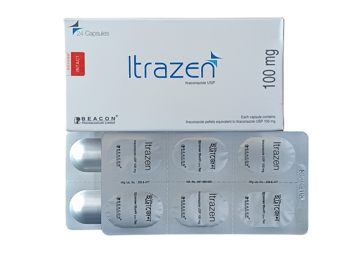 CAP : ITRAZEN 100MG