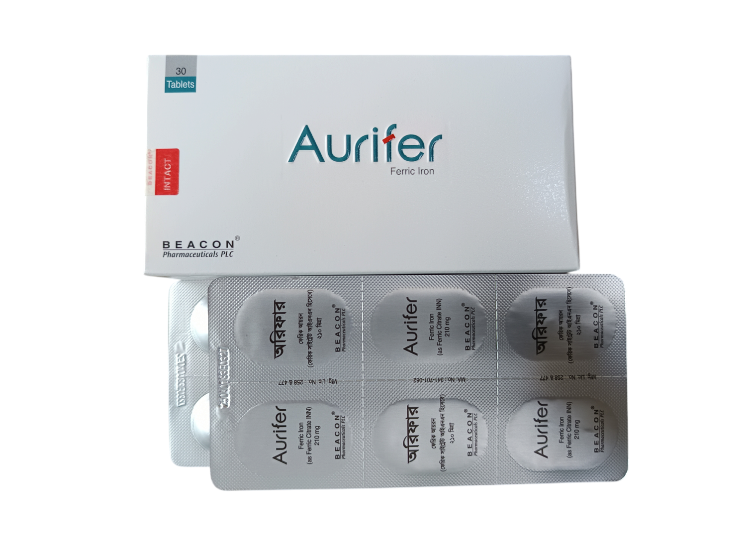 TAB: AURIFER 210MG