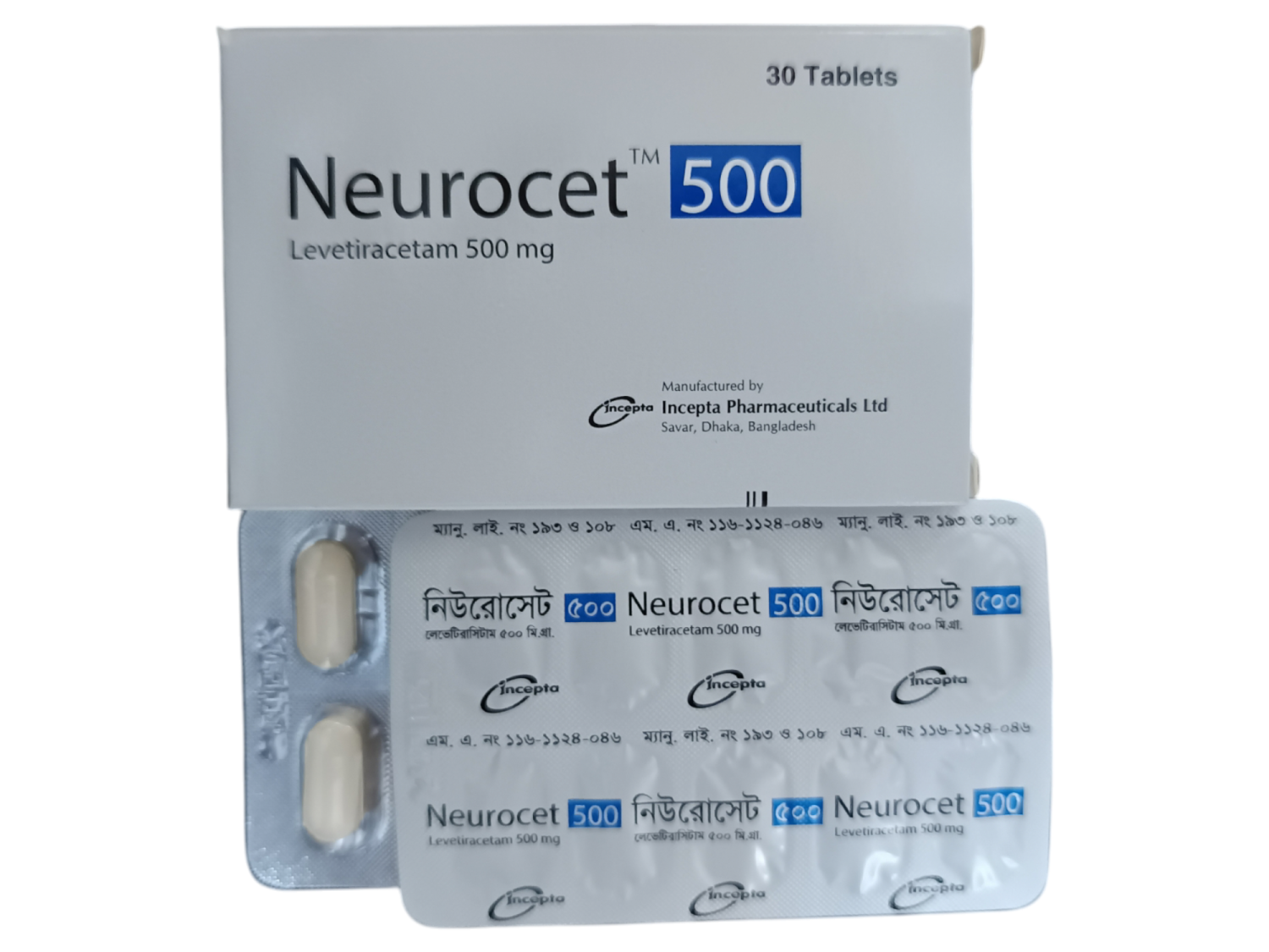 TAB : NEUROCET 500MG