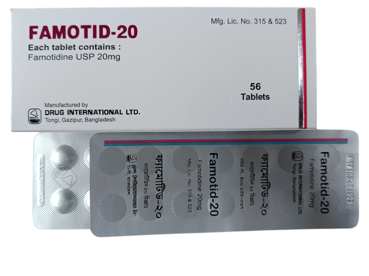 TAB: FAMOTID 20MG