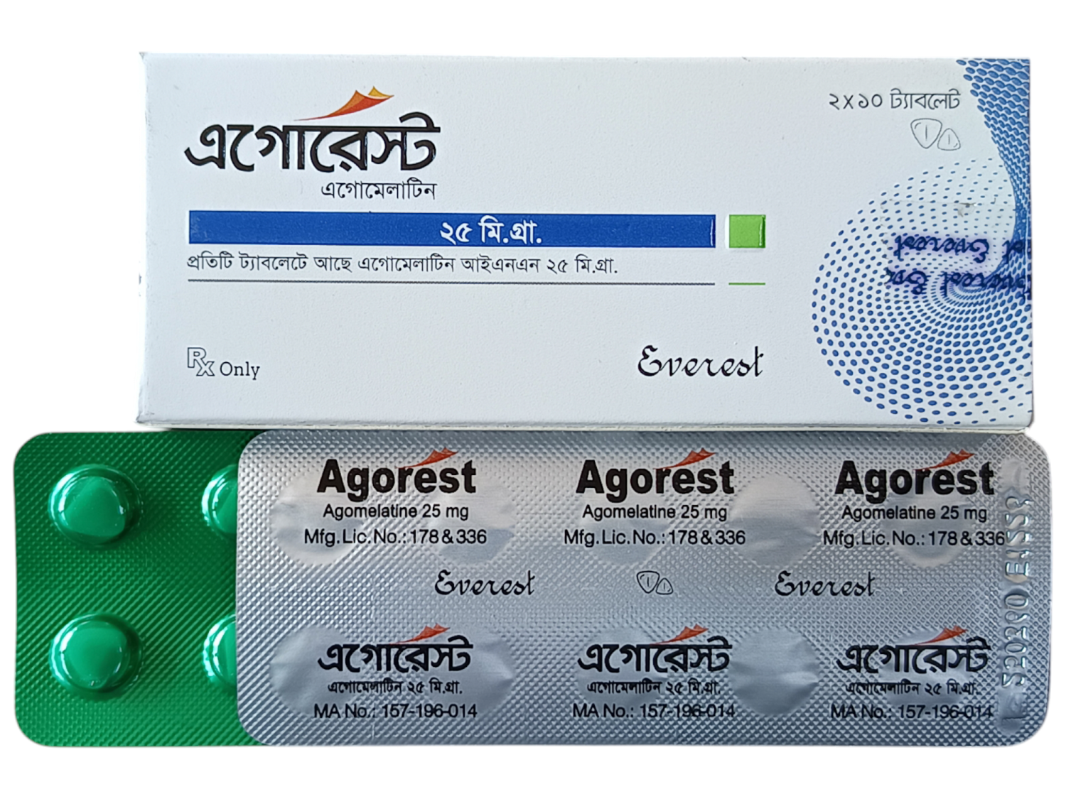 TAB : AGOREST  25MG