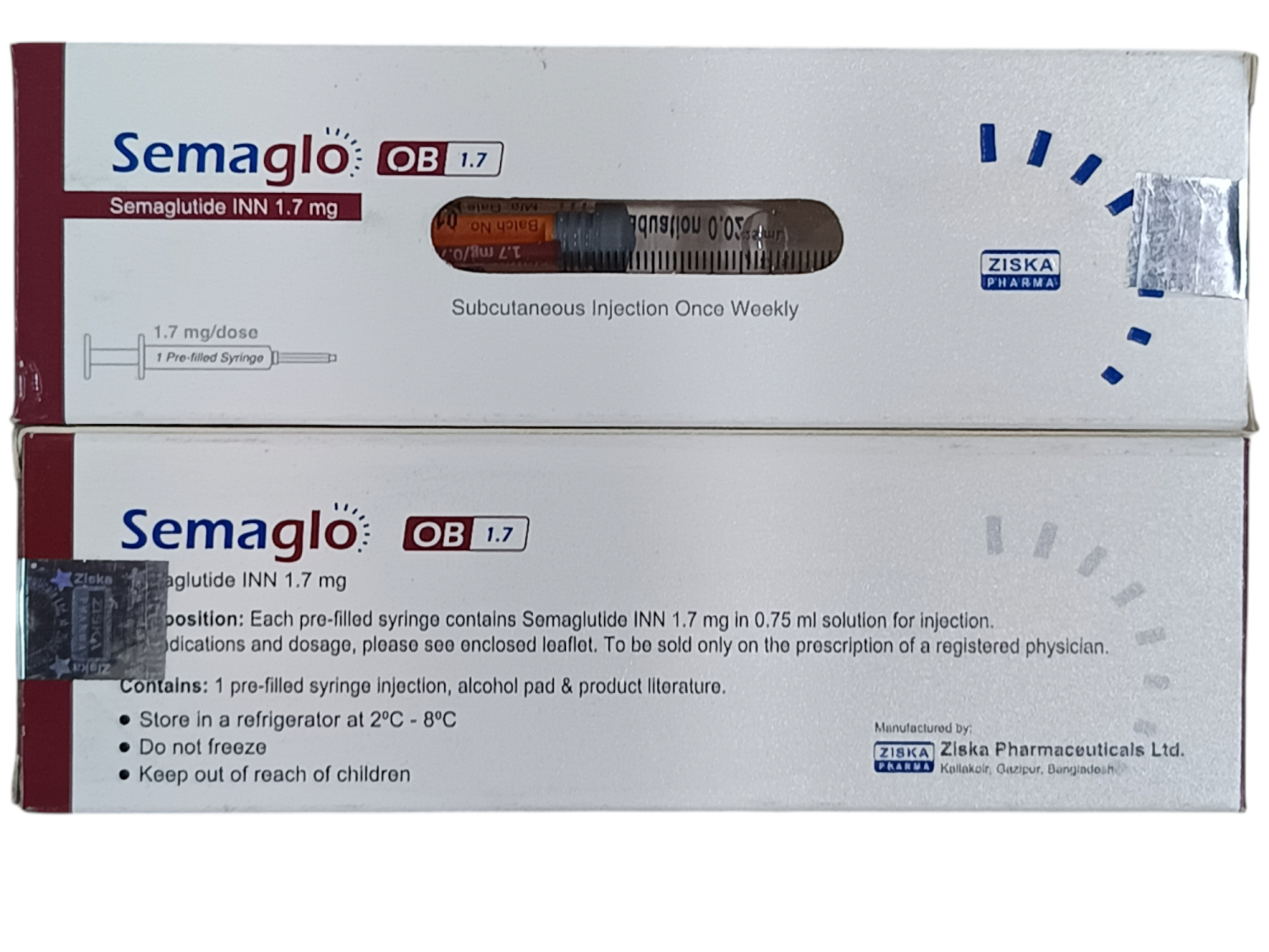 INJECTION : SEMAGLO OB 1.7MG