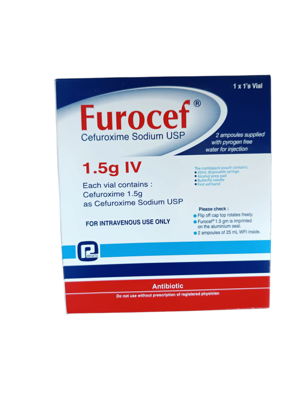 INJECTION : FUROCEF  1.5GM IV
