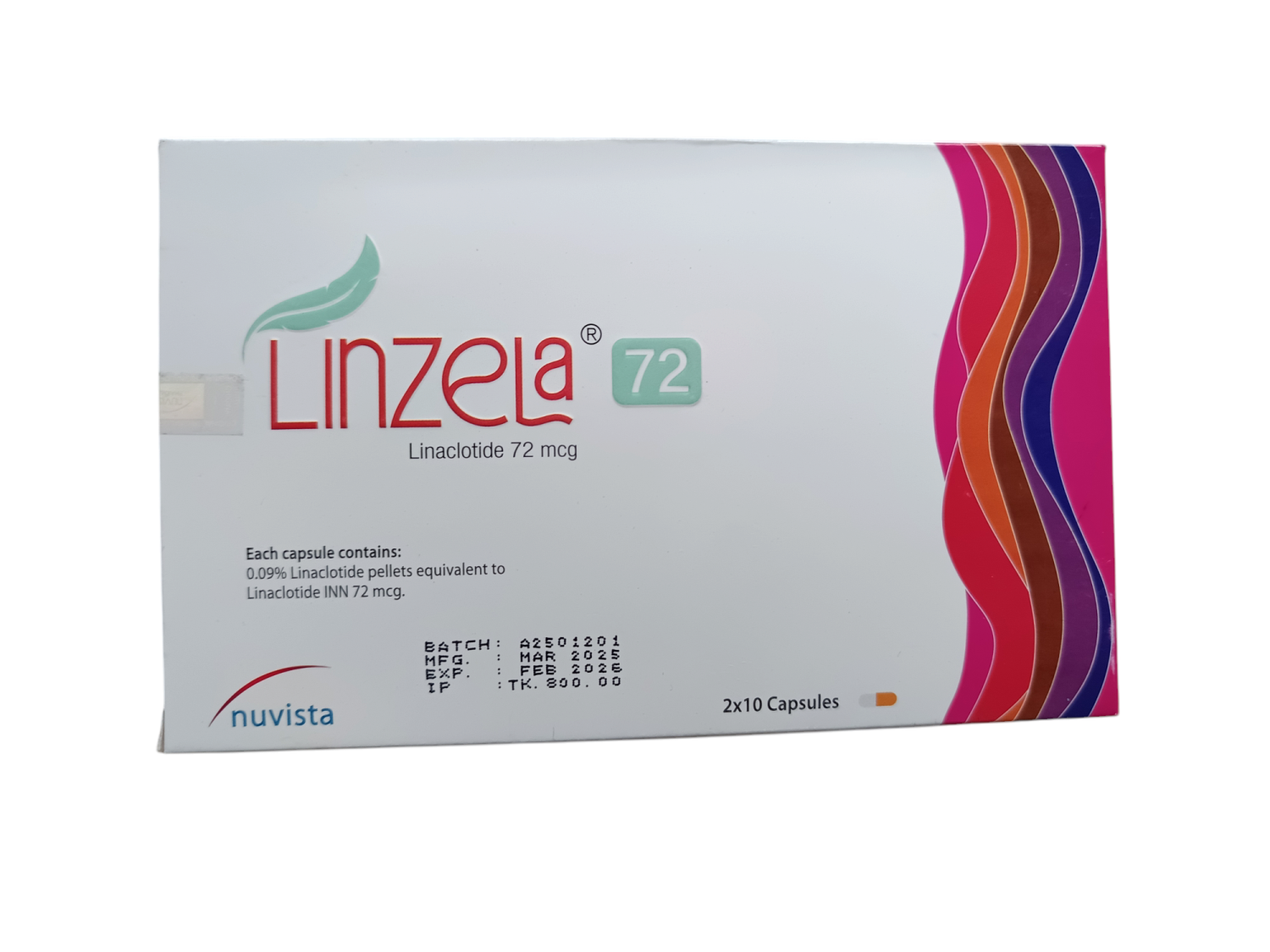 CAP: LINZELA 72MCG