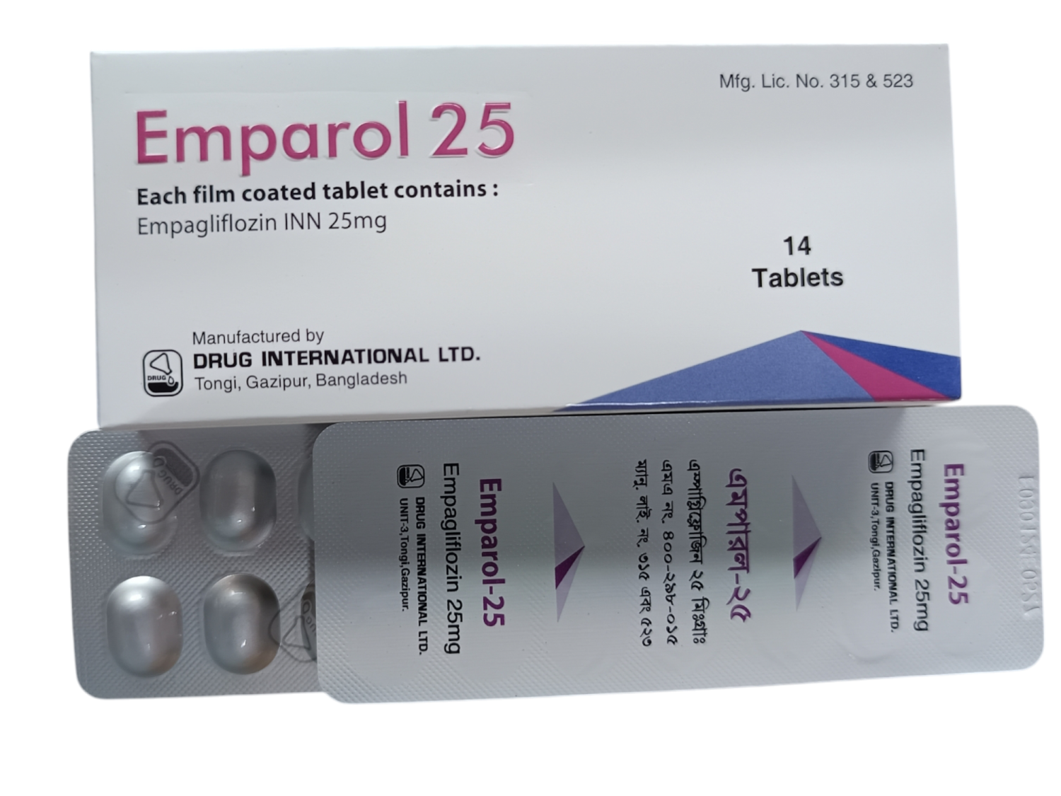 TAB: EMPAROL 25MG