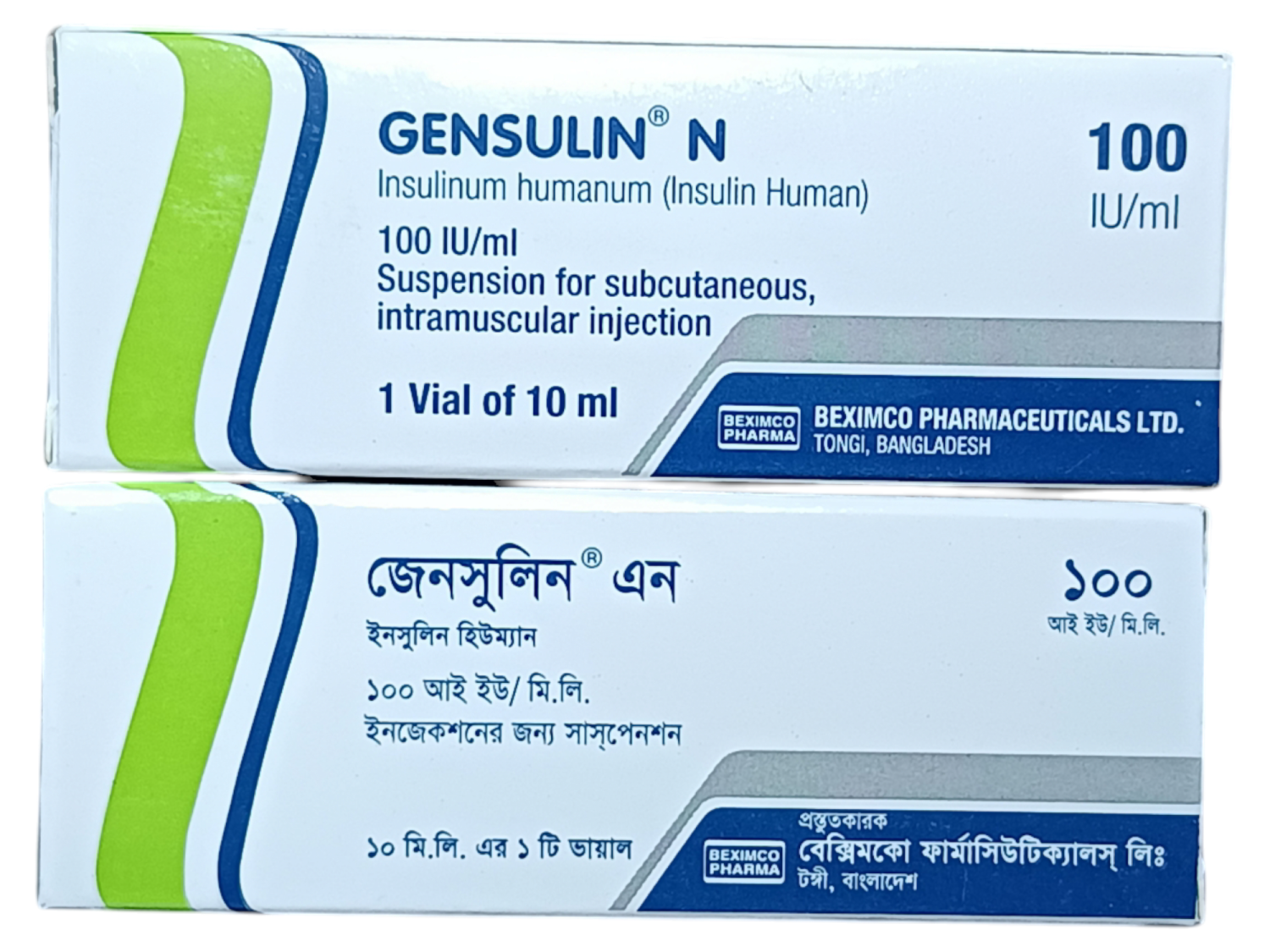 INSULIN : GENSULIN N 100IU