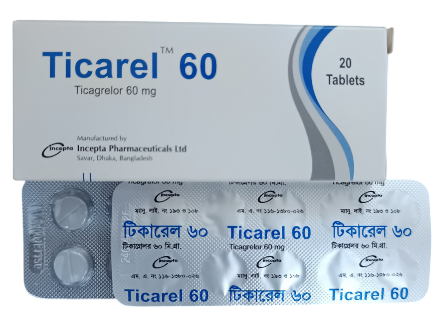 TAB: TICAREL 60MG