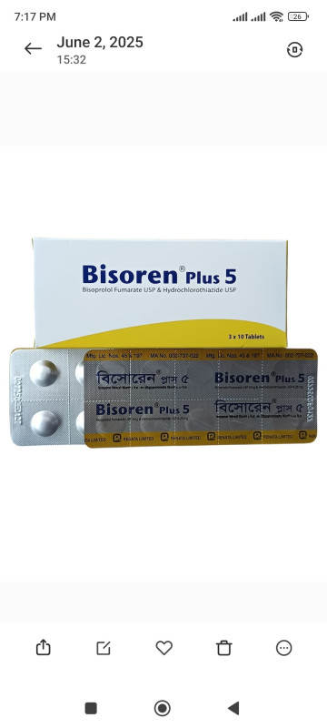 TAB : BISOREN PLUS 5
