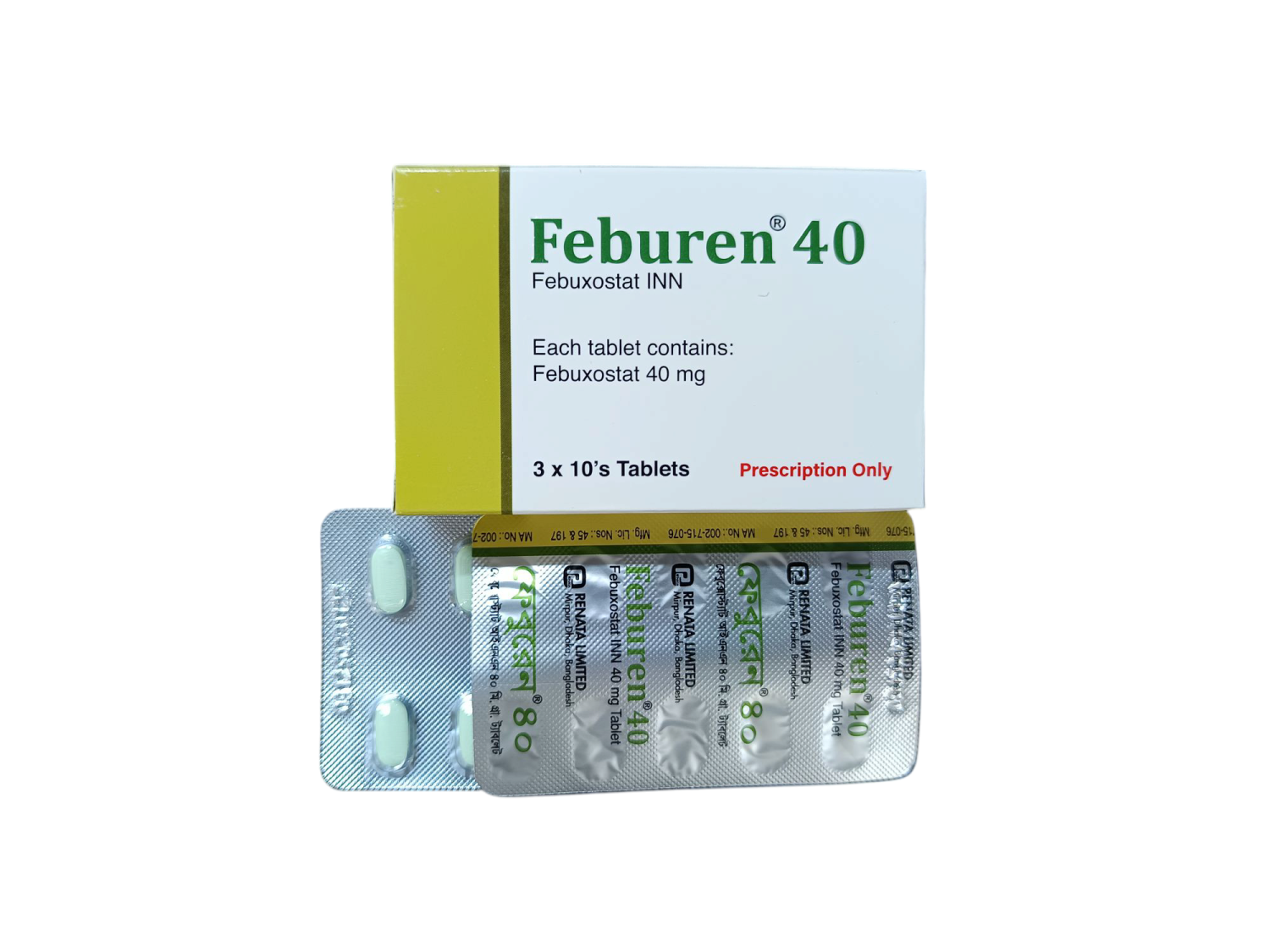 TAB: FEBUREN 40MG