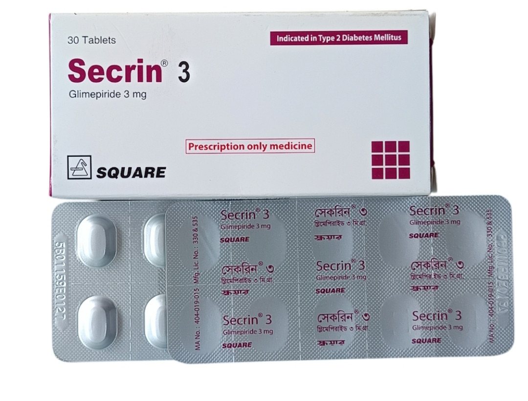 TAB : SECRIN 3MG